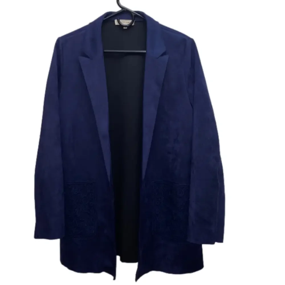 Anthropologie solitaire open Kimono jacket blazer faux suede oversized jacket